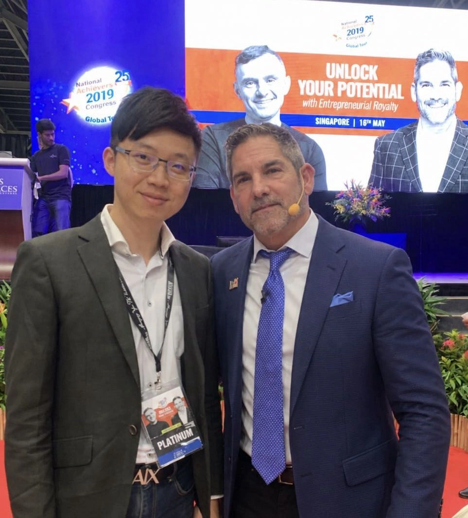 林嘉宏 WIN 博士與 Grant Cardone 合照